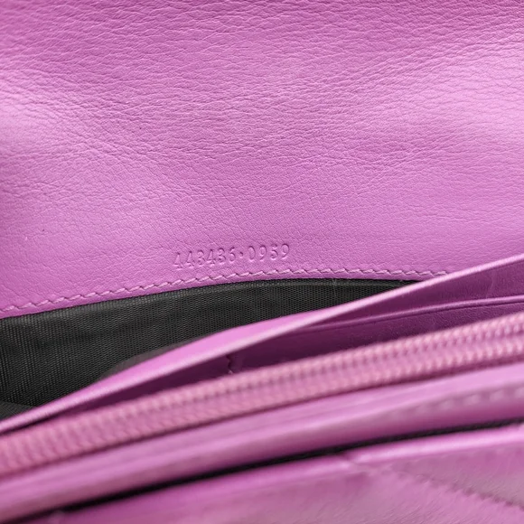 Gucci GG Marmont Continental Long Wallet Matelasse Leather..Authentic w/COA. - Picture 9 of 17
